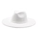 thumbnail image 2 of Sombrero de ala ancha, sombrero de copa, vestido de playa, cosplay, gorra de compromiso, mujeres, pesca, novia Blanco, 2 of 9