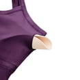 thumbnail image 6 of TrendOFT Fitted Tank Top with Built in Bras for Women Square Neck Basic Tops Solid Summer Tanks Purple XS, 6 of 8