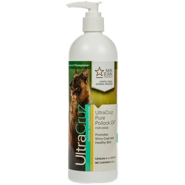 UltraCruz Canine Pure Pollock Oil Supplement for Dogs, 16 oz