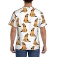 thumbnail image 2 of Naloa German Shepherd Dog Men's T-Shirt Sport T-shirt Men's Basic Tee Casual Men's Shirt, Round Neck, Short Sleeves - Large, 2 of 5