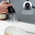 thumbnail image 6 of Kitchen Faucet Pull Down Sprayer Head Replacement 3 Functions with 15 Adapters Matte Black, 6 of 9