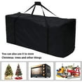 thumbnail image 6 of Miuline Garden Furniture Cushion Storage Bag,Waterproof Outdoor Garden Storage Bag Heavy Duty 210D Oxford Anti-UV Protective Patio Cover with Zipper for Christmas Tree Patio, 6 of 8