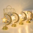 thumbnail image 4 of Luz de estrella de cuerda de cáñamo con enchufe LED, luz de luna, bola luminosa, luz de noche decorativa con USB, tamaño compacto, alimentada por USB, 4 of 6
