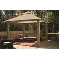 thumbnail image 3 of ACACIA 12' x 12' Aluminum Frame with OutDura Soft Top Gazebo in Linen, 3 of 13