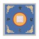 thumbnail image 5 of Cubierta de mesa con reducción de ruido, tapete Mahjongg, cubierta profesional para mesa de juego Mahjong, mantel Mahjong para juegos de escritorio, Azul B, 5 of 8