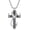 2-Grandpa, variant on Cross Urn Necklace for Ashes Fish Hook Antler Cremation Pendant 925 Sterling Silver Nail Cross Memorial Jewelry Engraving Name Keepsake Gifts for Men Dad Husband