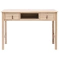 thumbnail image 2 of vidaXL Writing Desk Natural 110x45x76 cm Wood, 2 of 5
