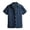 Dark Blue, variant on Men Work Shirt Short Sleeve Washed Button Front Print Lapel Beach Outdoor Casual Mens Short Sleeve Shirts Black,XXXXXXXL
