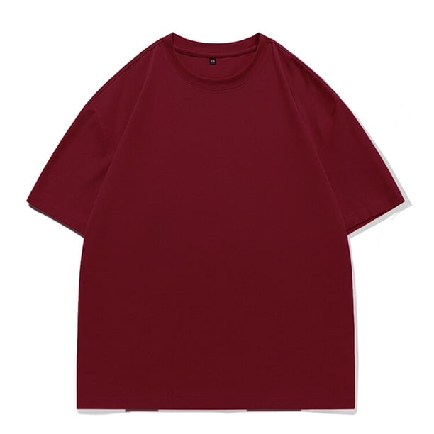 Tops para hombre, blusas y camisas de manga corta con cuello redondo para hombre, moda casual para hombre, vintage, bolsillos, botones, cuello redondo, manga corta, top de poliéster para hombre