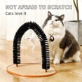 thumbnail image 4 of ¡Campaña con descuento!Dispositivo antipicazón y frotador para el pelo de gato, cepillo de plástico en forma de arco, rascador para gatos, juguete para gatos, cuidado del cabello, placer personal, ra, 4 of 9