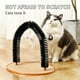 thumbnail image 4 of ¡Campaña con descuento!Dispositivo antipicazón y frotador para el pelo de gato, cepillo de plástico en forma de arco, rascador para gatos, juguete para gatos, cuidado del cabello, placer personal, ra, 4 of 9