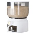 thumbnail image 1 of Cubo de cereales de 10 l, tanque de alimentos a prueba de insectos, organizador de cocina transparente versátil, 1 of 3