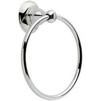 LIBERTY HARDWARE Porter Collection Towel Ring, Chrome 78446-PC