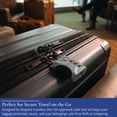 thumbnail image 6 of Brookstone Cable Lock TSA-Approved Keyless Luggage Lock with 3-Digit Combination 2 Pack, 6 of 7