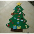 thumbnail image 5 of DIY Felt Christmas Tree New Year Toddler Kids Handmade Gift Toys Door Wall Hanging Ornaments Holiday Party Home Decor Set, 5 of 10