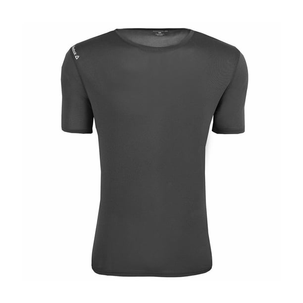 Reebok Volt Performance Camiseta básica para hombre, gris, XXX-Large