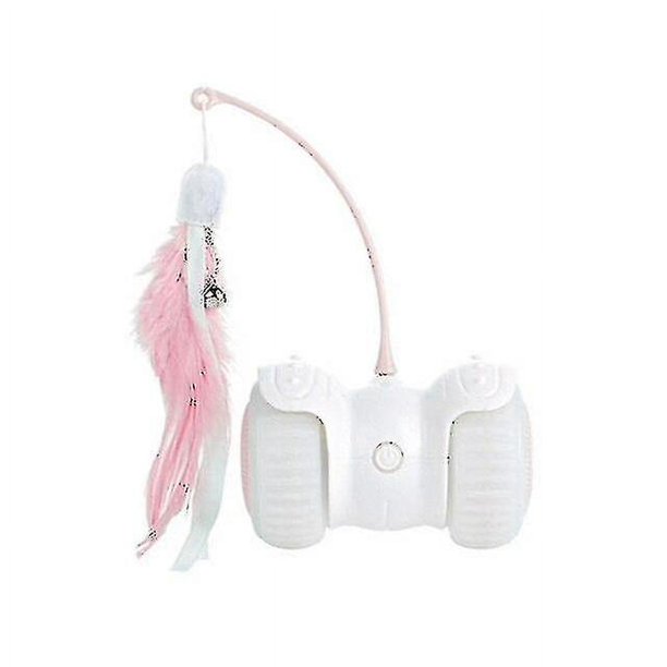 Juguete eléctrico para gatos YONGSHENG Control remoto inteligente LED Pluma luminosa rosa