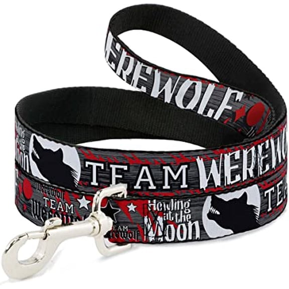 Dog Leash Team Werewolf 4 Feet Long 1.5 Inch Wide
