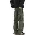 thumbnail image 5 of WEHUSE Mens Casual Joggers Pants - Cotton Cargo Pants Hiking Outdoor Jogging Sweatpants Pants, 5 of 6