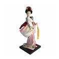 thumbnail image 2 of Muñeca Geisha japonesa con kimono, figura coleccionable de 23 cm (9 pulgadas), hecha a mano, ideal para regalos y decoración de mesa. Estilo A, 2 of 9