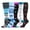 Multi-color, variant on (5pc)MSJUHEG Compression Socks,Medias De Compresión Para Mujer,Wide Calf Compression Socks Women,Soccer Socks,Ski Socks,Socks Brede Sports Pairs Socks Multicolor 1 L