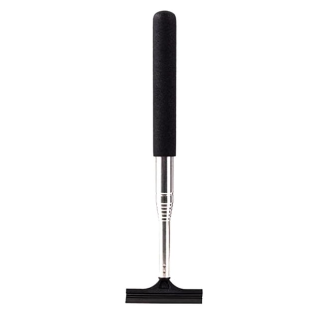 Retractable Portable Car Mirror Wiper, 980mm Extended Handle for Rainy Days, Soft Sponge Grip, Stainless Steel Construction, Easy to Clean and Store in Vehicle