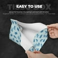 thumbnail image 5 of Lsque Turtle Printed Long Tissue Box Cover Holder, Facial Paper Organizer Dispenser,Triangle with Bottom Belt, PVC Leather Decorative Organizer, 5 of 9