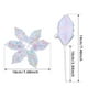 thumbnail image 3 of Macarrones de Navidad, Flores de Simulación Navideña, Adornos Fotográficos, Decoraciones Florales para Árboles de Navidad, 3 of 6