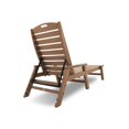 thumbnail image 4 of POLYWOOD NCC2280TE Chaise de Plage, Teck, 4 of 4