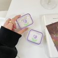 thumbnail image 3 of For AirPods 3rd Gen 2021/1/2/Pro 2 Case，Shockproof Purple tulips Flower PC Case Cover With Ring, 3 of 5