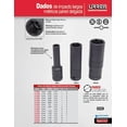 thumbnail image 2 of Dado de Impacto Urrea 7324MD 1/2 pared Delgada 6 Puntas 24 Mm, 2 of 3