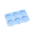 thumbnail image 1 of Molde de silicona para Tartas, redondo, cilíndrico, 6 agujeros, hecho a mano, molde para jabones, resistente a altas temperaturas, DIY, 1 of 5