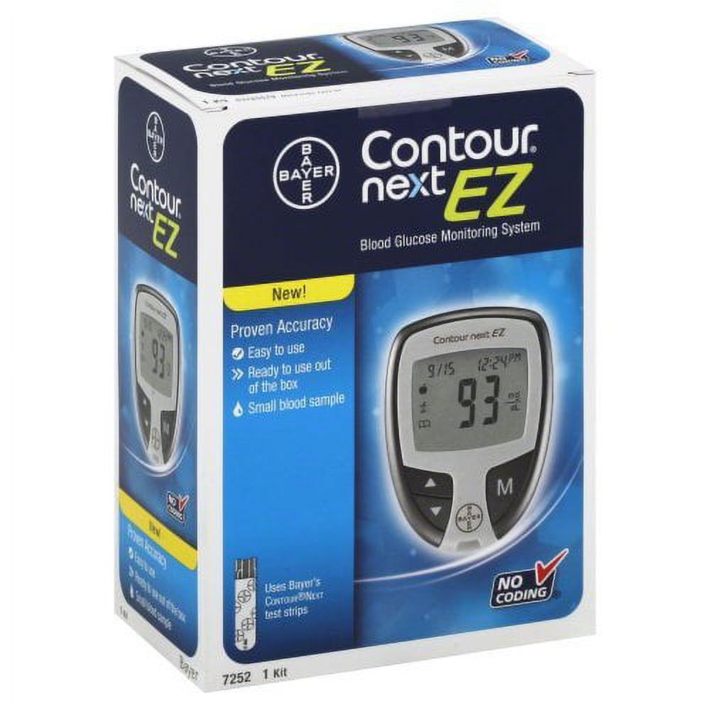Contour Next EZ Blood Glucose Monitor Model, 7252 - image 2 of 4