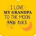 thumbnail image 4 of Inktastic I Love My Grandpa to the Moon and Back Boys or Girls Baby Bib, 4 of 4
