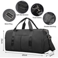 thumbnail image 3 of Waterproof Gym Bag with Shoe Compartment & Dry-Wet Separation | Sports Tote Bag for Travel Fitness, 3 of 5