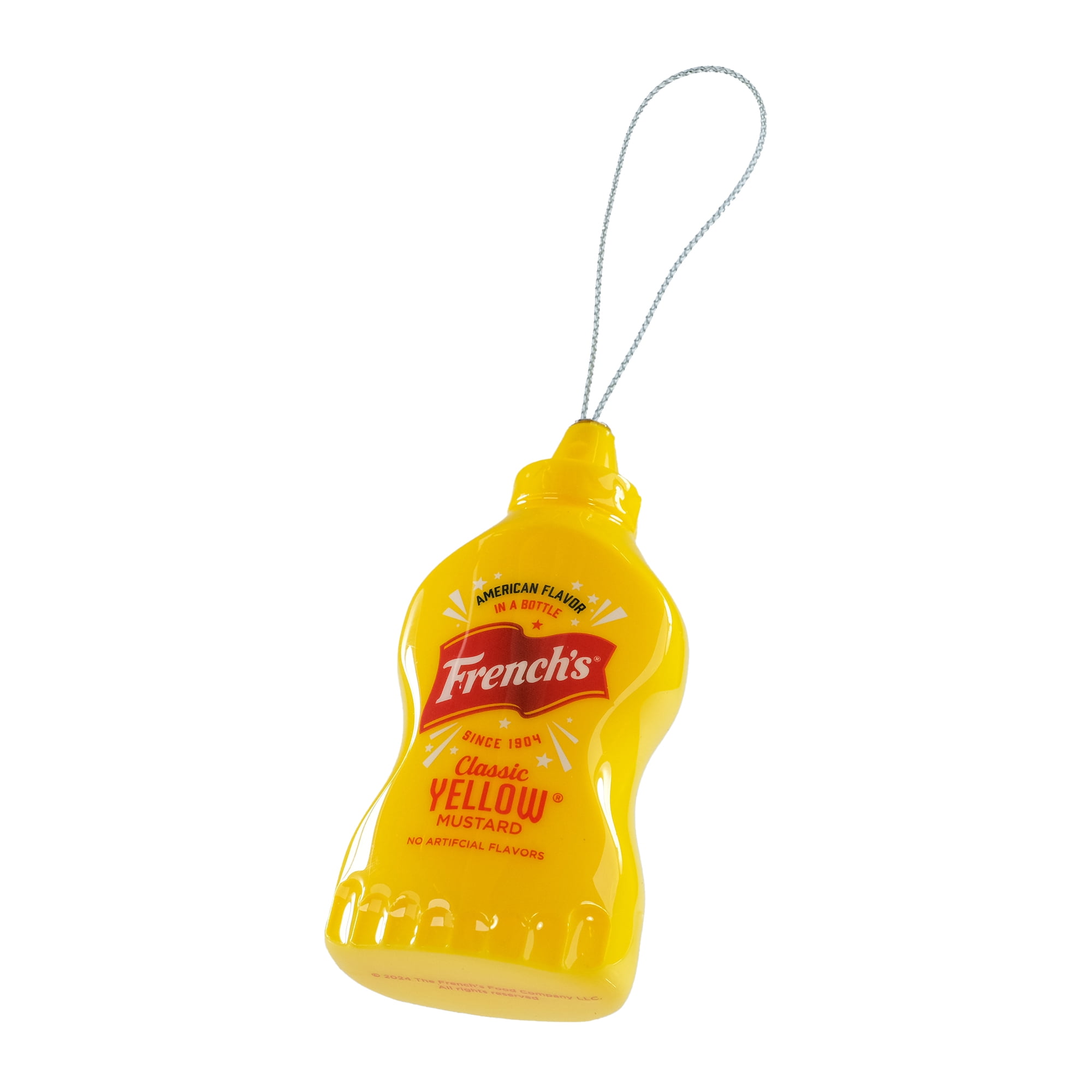 French's Classic Yellow Mustard Decopauge Christmas Ornament