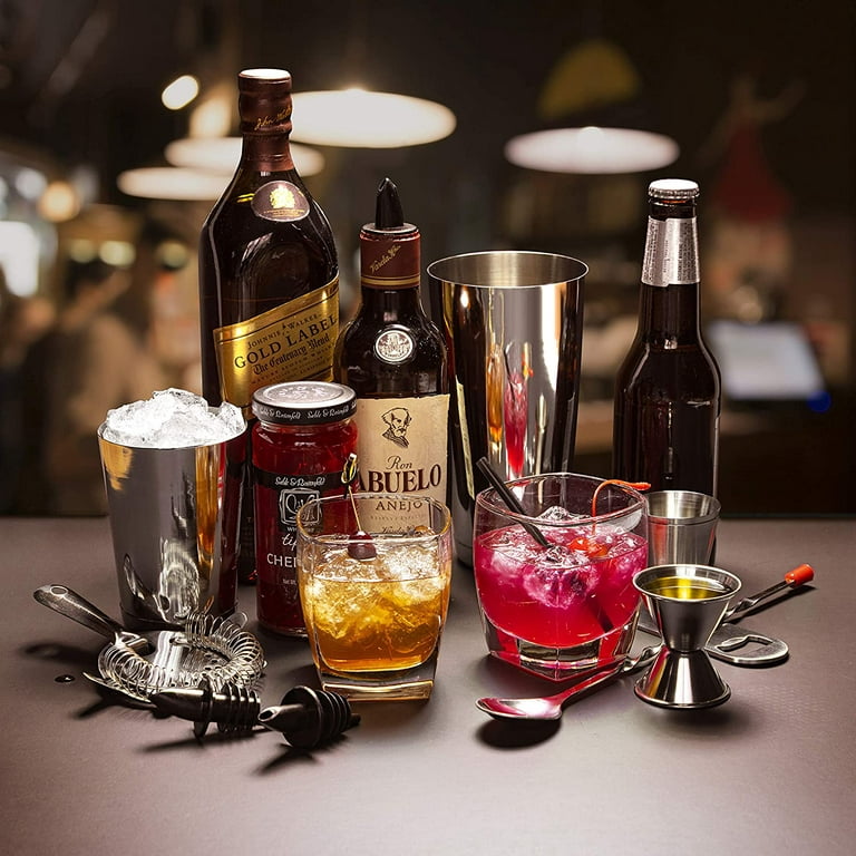 JoyTable Bartender Kit - Bar Set Tools - 16pc Cocktail Set Kit