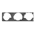 thumbnail image 4 of 1pcs Carbon Fiber Climate Console Sticker Trim for ford for Mustang 2001-04, 4 of 8