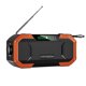 thumbnail image 3 of Altavoz portátil multifuncional Radio solar con manivela AM/FM (naranja), 3 of 9