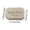 White, variant on Grey Gray Portable Contact Lens Storage Box With Two Lens Cups Built-In Tweezers Slot Plastic Travel