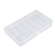thumbnail image 1 of Caja organizadora SYC-105 de plástico transparente con 8 divisiones, ideal para almacenar componentes. Fabricada en material PP resistente y duradero, diseño ligero y fácil de transportar. Incluye, 1 of 6