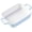 Blue, variant on Ceramic Baking Dish, Rectangular Baking Pan Bread Pan Non-Stick Casserole Dish with Double Handles for Baking Oven & Stovetop Safe (8.27 X 4.92 X 1.91 Inch) (Red)