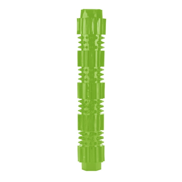 Juguete de hueso de goma para perros, limpieza de dientes, juego, interacción, entrenamiento, juguetes masticables resistentes y duraderos, color verde