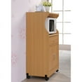 thumbnail image 4 of Pemberly Row Microwave Kitchen Cart in Beech, 4 of 5
