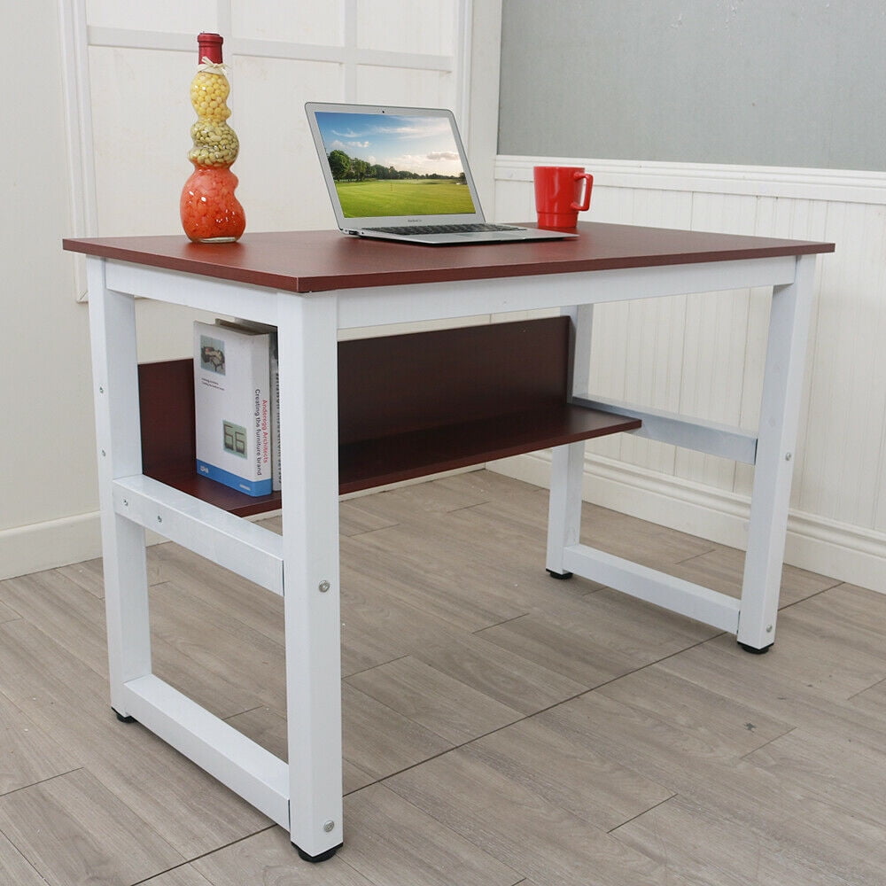 Office Furniture Desks Rectangle Computer Desk Wood Work Station Writing Table Home Apartment Study For Students