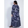 thumbnail image 2 of Avenue Women's Plus Size Floral Falls Tiered Maxi Dress, 2 of 2
