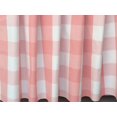thumbnail image 3 of Fabric Mart Direct Peach, Ivory Cotton Fabric By The Yard, 55 inches or 140 cm width, 8 Continuous Yards Ivory Cotton Fabric, Gingham Checks, Upholstery Drapery Shower Curtain Wholesale Fabric, 3 of 5
