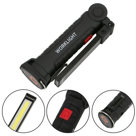 

Electrical Home Kit Handheld And Electric Cob+Led Rechargeable Magnetic Torch Flexible Inspection Lamp Cordless Worklight