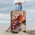thumbnail image 7 of Naloa Coffee Beans Chocolate Splash Elastic Suitcase Protector, Travel Suitcase Protector Cover Fits 18-32in Suitcase(No luggage included)-, 7 of 7
