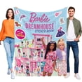 thumbnail image 1 of Barbie - Barbie anti-pilling, suave, ligera, esponjosa y acogedora de lujo para hogar y cocina – Perfecta para niños y adultos,200X150cm, 1 of 6